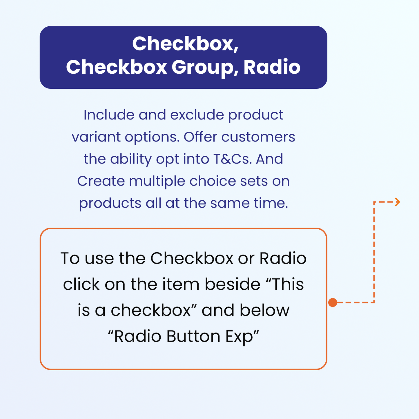 Checkbox, Checkbox Group, Radio