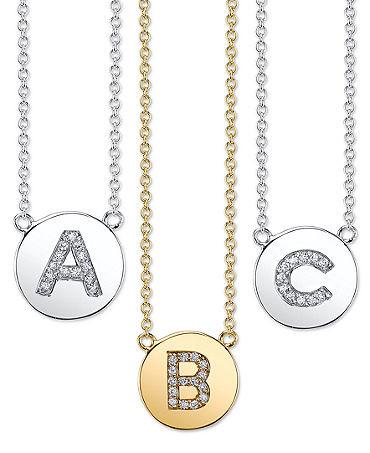 Initial Pendant - Multiple Options + Text